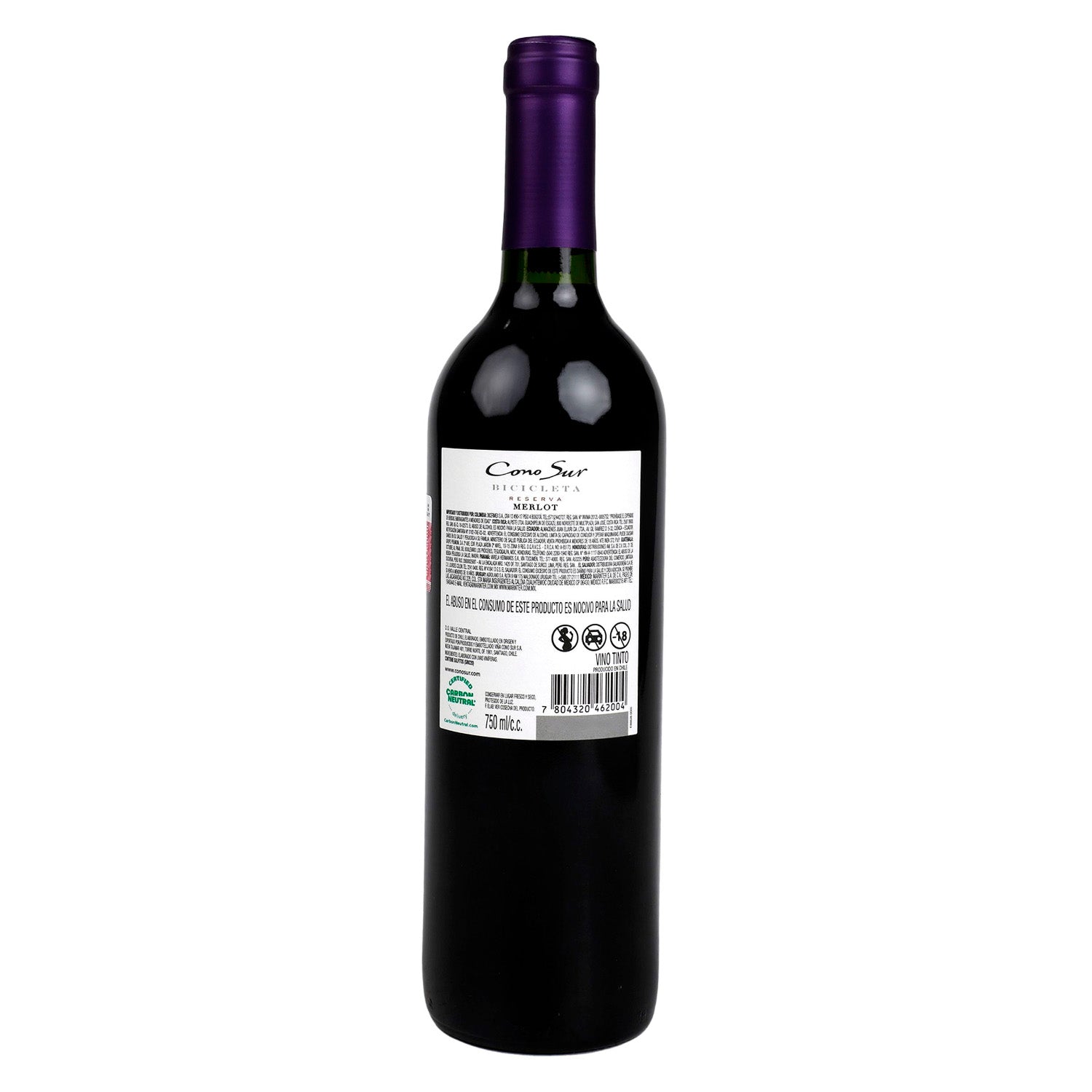 Promo 3X2 - Vino Tinto - Cono Sur Bicicleta Merlot - 750 ml