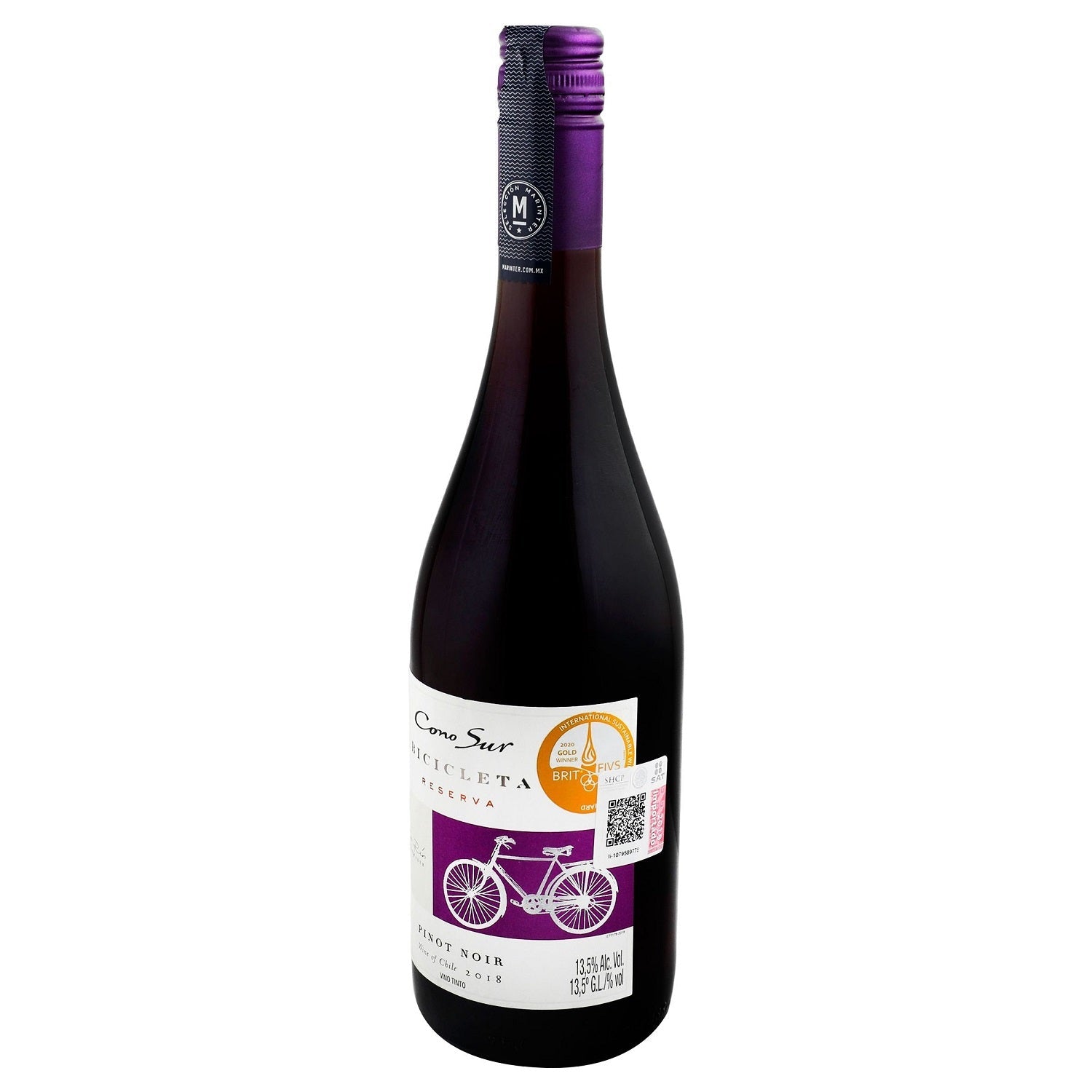 Promo 3X2 - Vino Tinto - Cono Sur Bicicleta Pinot Noir - 750 ml