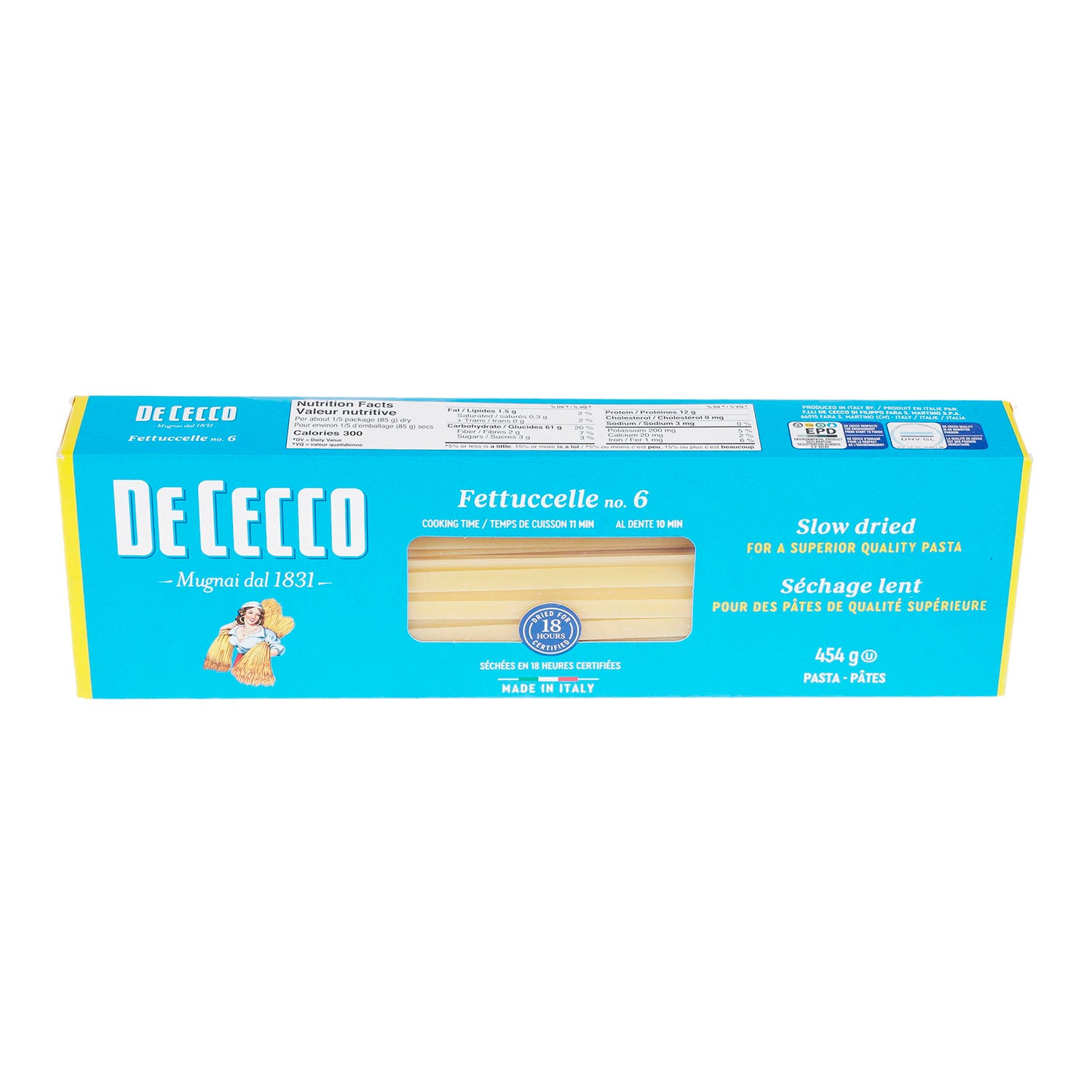 Pasta - De Cecco Fettuccelle De Sémola -  454 gr