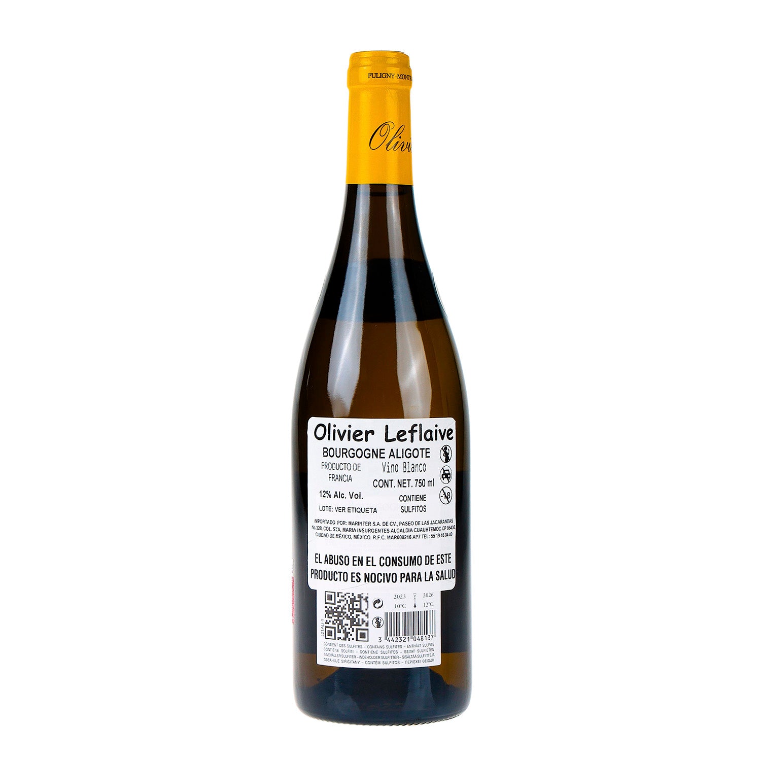 Vino Blanco Olivier Leflaive Bourgogne Aligote 2021 de 750 ml