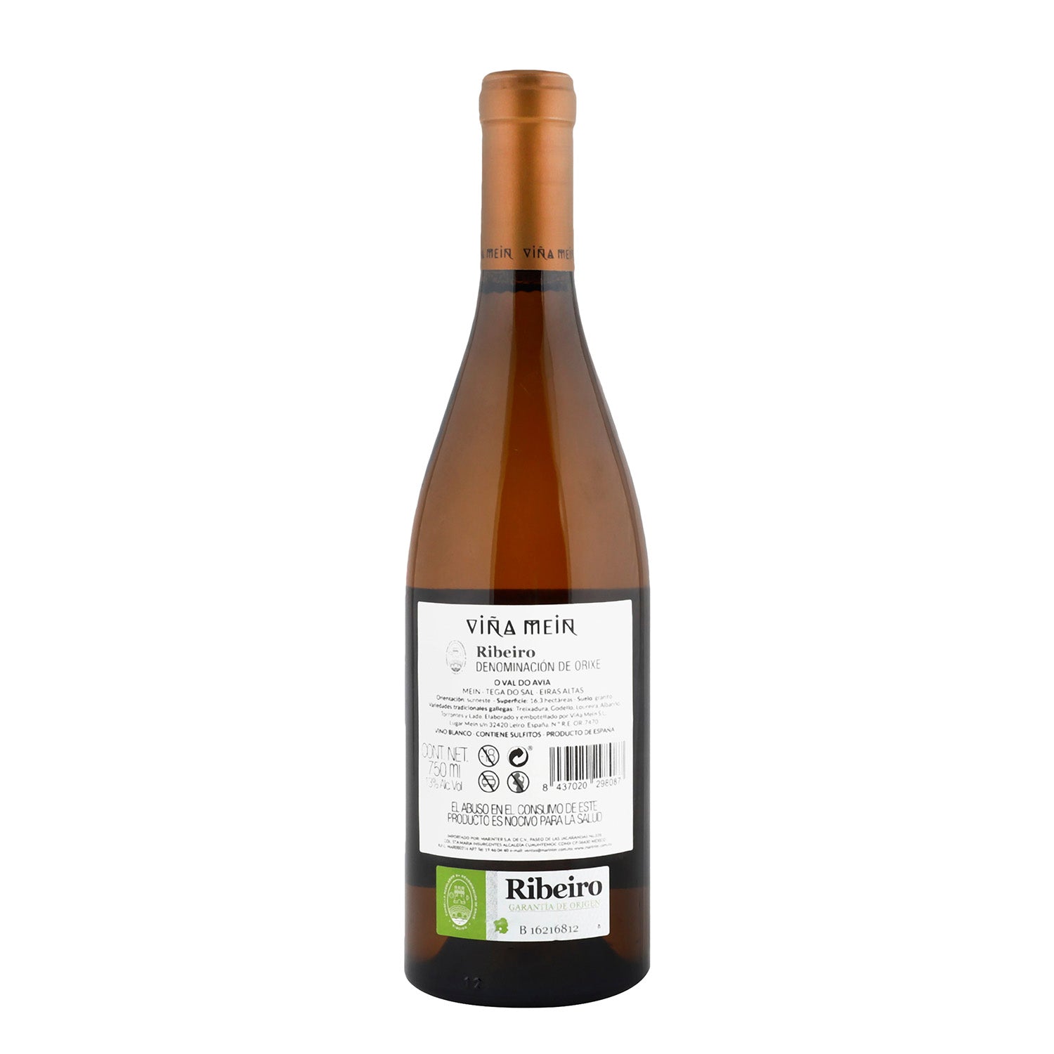 Vino Blanco Viña Mein 2018 de 750 ml