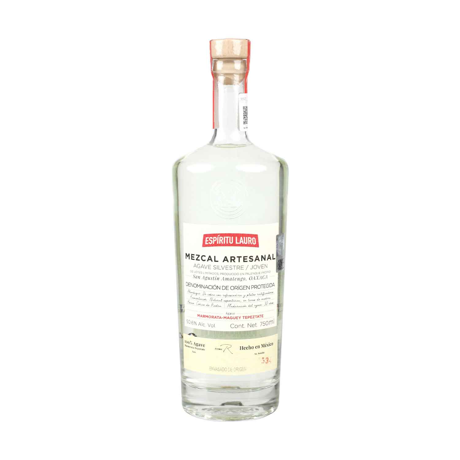 Mezcal - Espiritu Lauro Silvestres Tepeztate - 750 ml - México